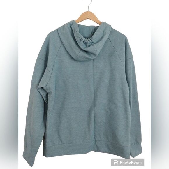 Sweatshirt hoodie size medium womens Blue Ocean current Blue - Picture 2 of 4